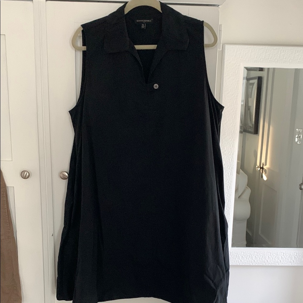 Banana republic brand a line black dress with pockets Size XL